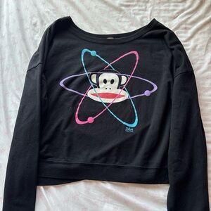Paul Frank Black Sweatshirt with Colorful Graphic